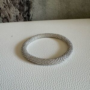 Chic Silver Mesh Bracelet